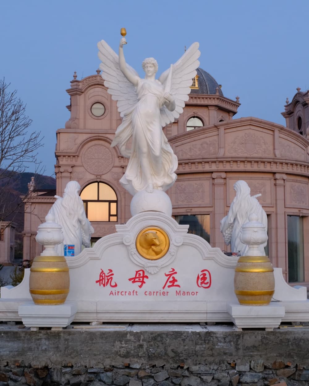 Hand Carving marble angel statues 