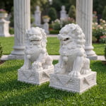 outdoor Chinese foo dog lion statue