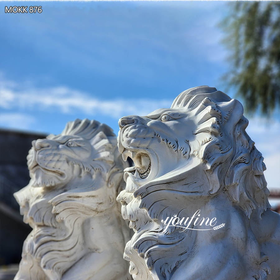 pretty lion statue