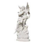 Cupid and Psyche marble statue