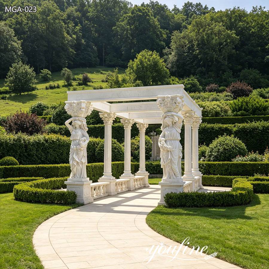 garden stone gazebo for home