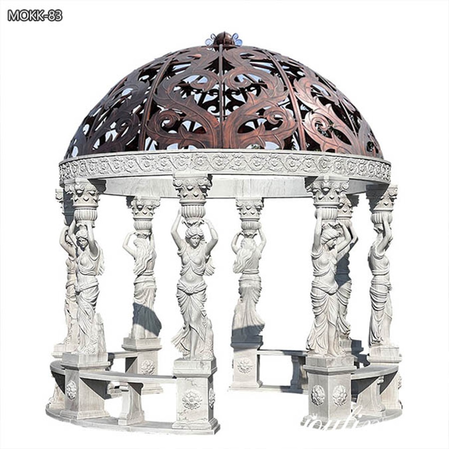 white round garden gazebos