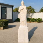 white marble catholic religious statue