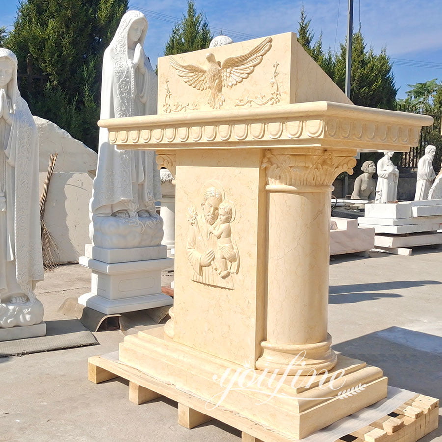 marble pulpit for Catholic church