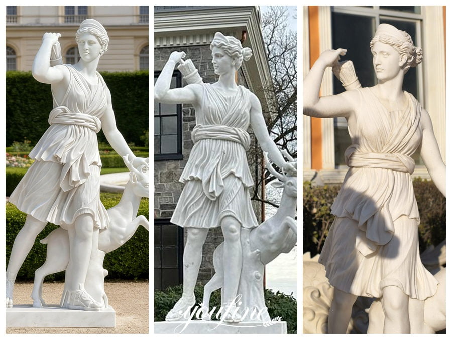 Diana of Versailles in different occasions