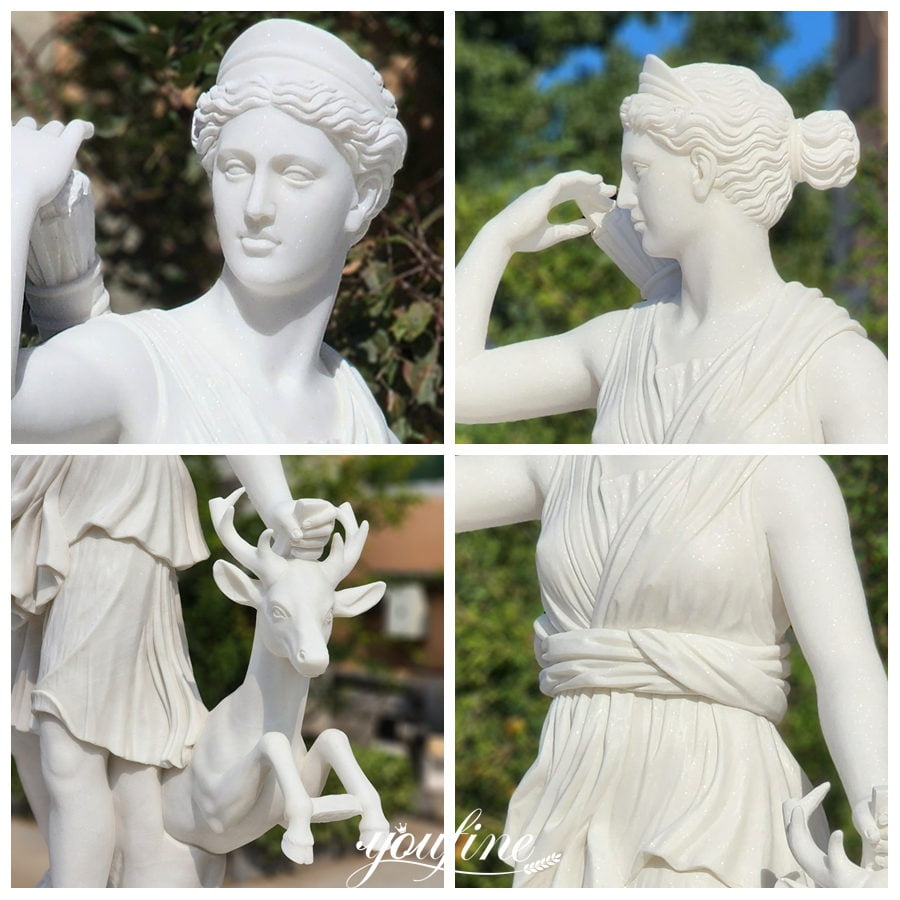 the details of Diana of Versailles