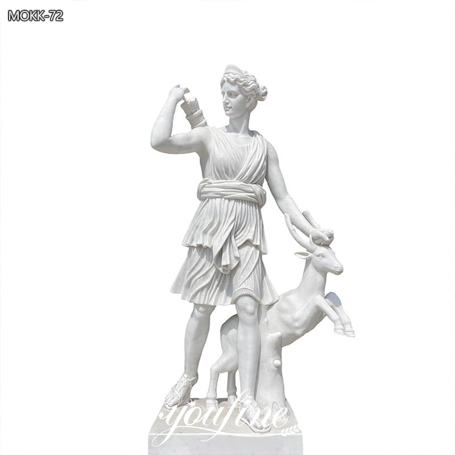 white Diana of Versailles