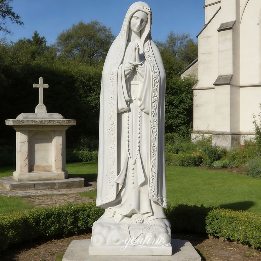 Fatima marble statue for church