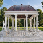elegant marble gazebo for garden