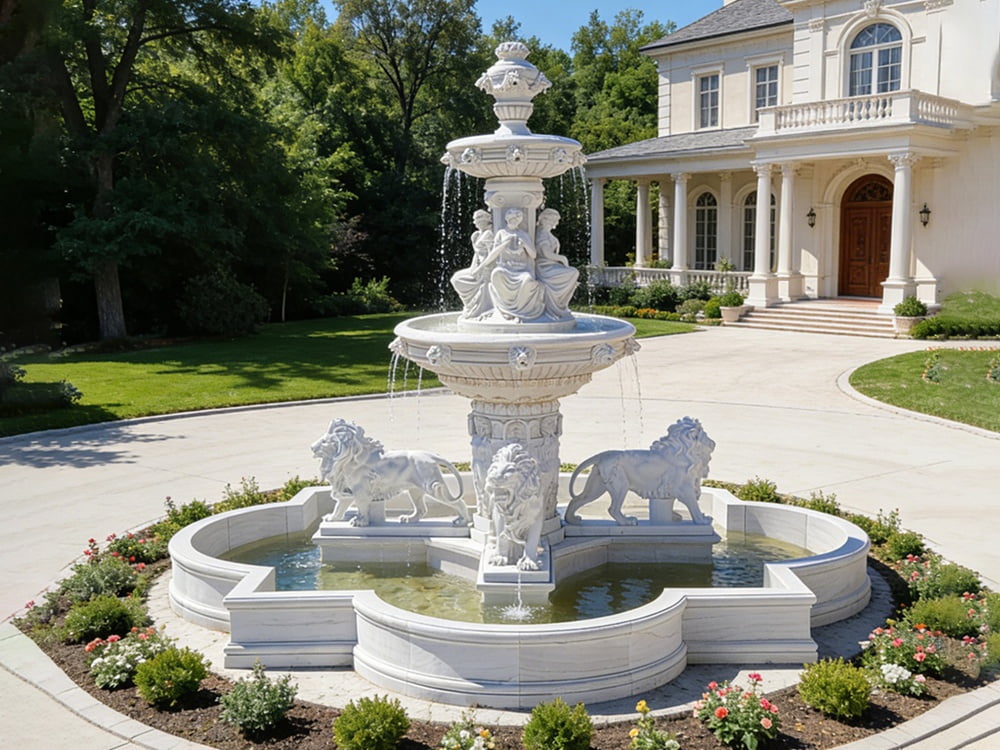 Large scale marble fountain project