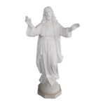 White marble Jesus sculpture