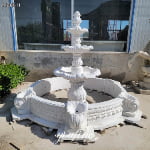 classic marble garden fountain