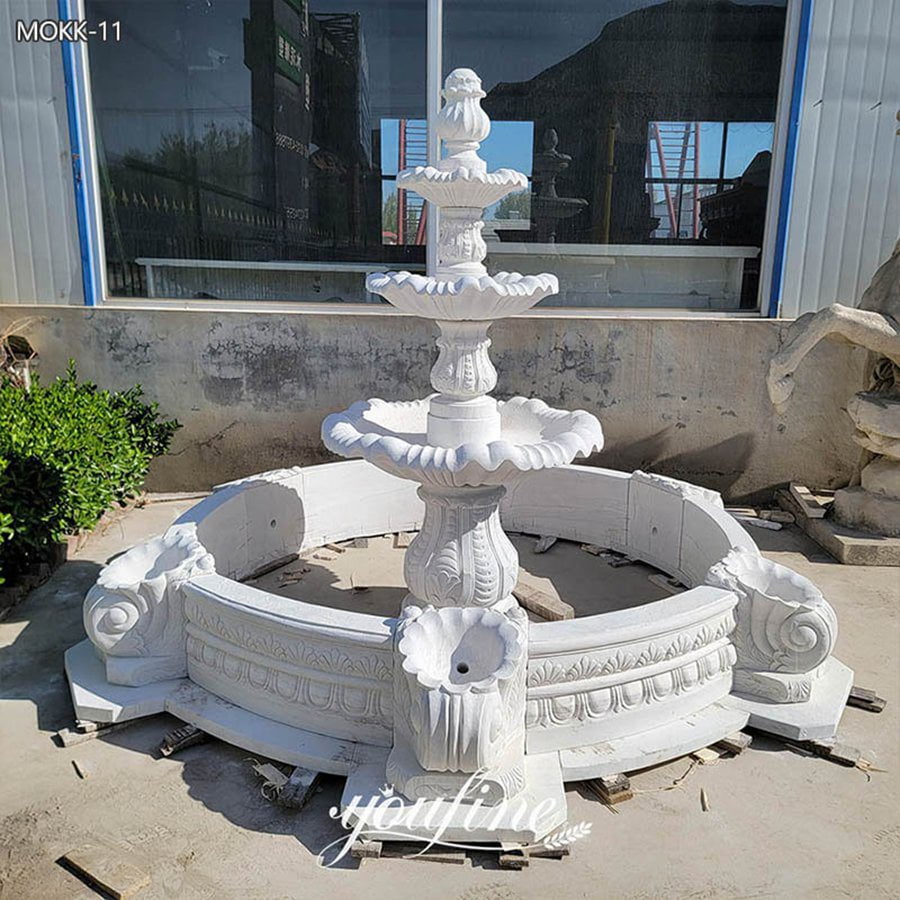 classic marble garden fountain