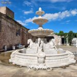 factory marble horse fountain