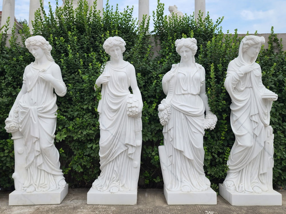 Medium scale marble fountain