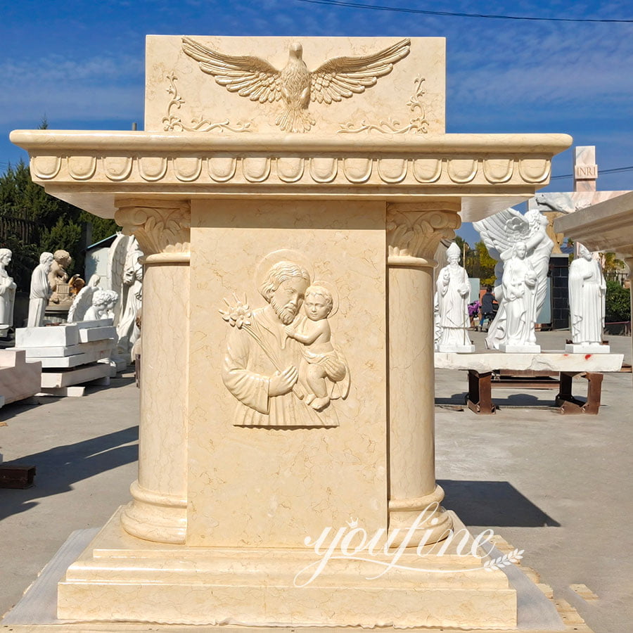 natural marble pulpit