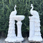 peacock flower pot sculpture for garden