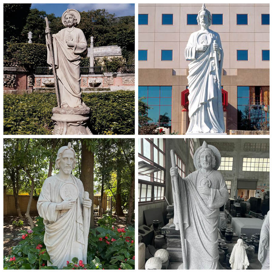 life-size saint jude statue for outdoor use