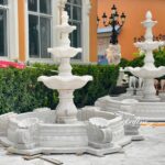 Marble 3-tier fountains available in factory stock