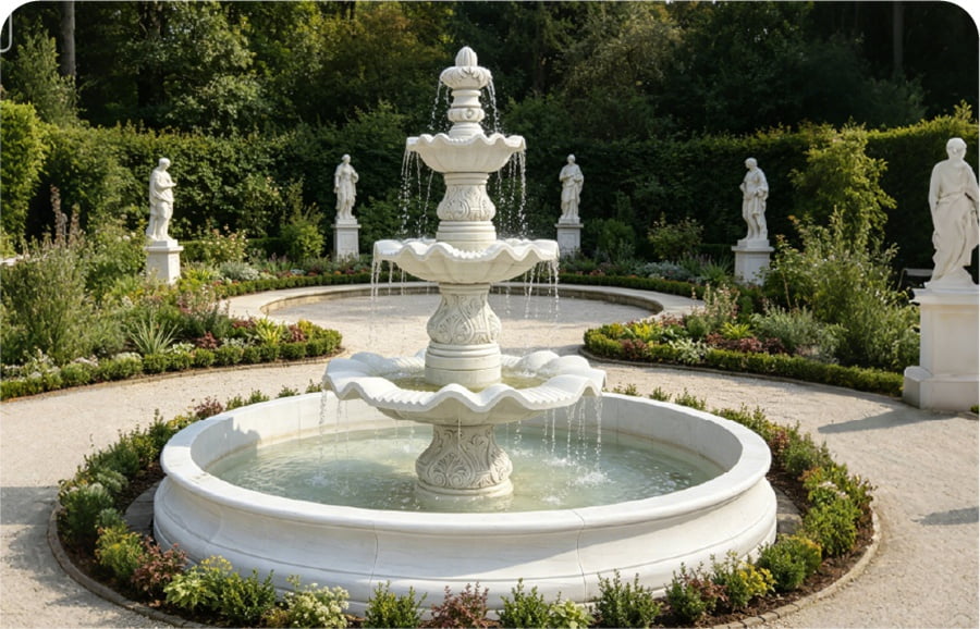 Classical Gardens Outdoor Fountain