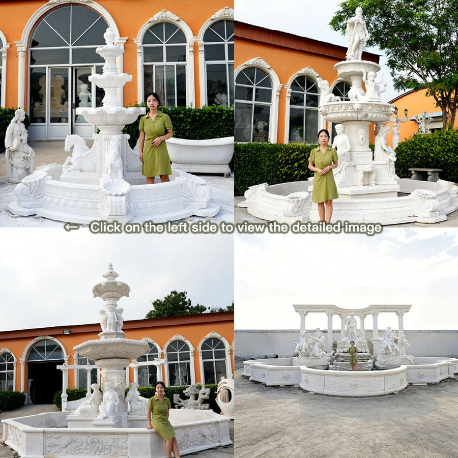 Marble Fountain Size Preview
