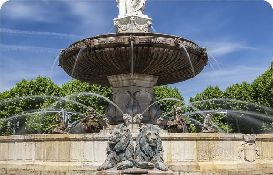 Historic Districts & Pedestrian Streets Marble Fountain