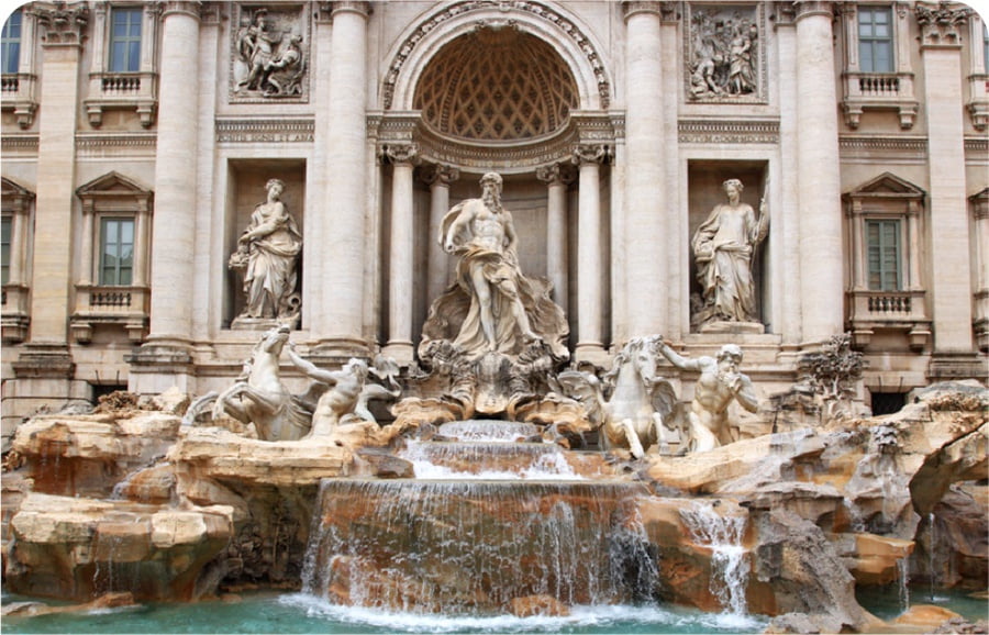 Municipal Squares & Urban Landmarks Marble Fountain