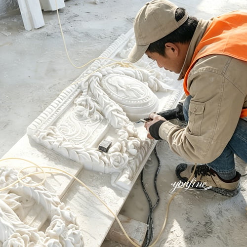 Hand carving detail