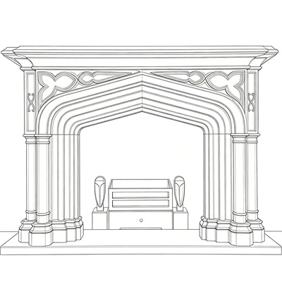 Tudor Fireplace