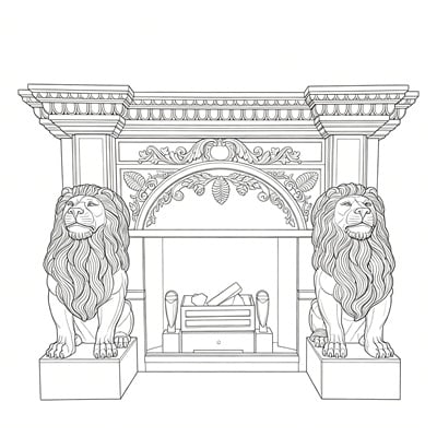 Animals Fireplace