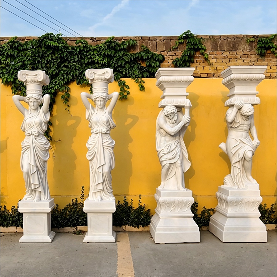 Caryatid Figure Columns