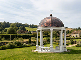 Hotel resort gazebo