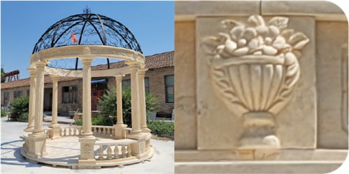 Ivory White Marble Pavilion
