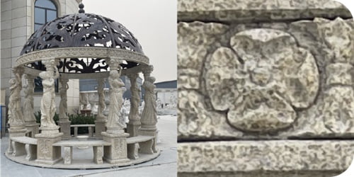 Thassos Marble with Sculptures