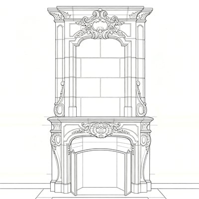 Overmantel Fireplace